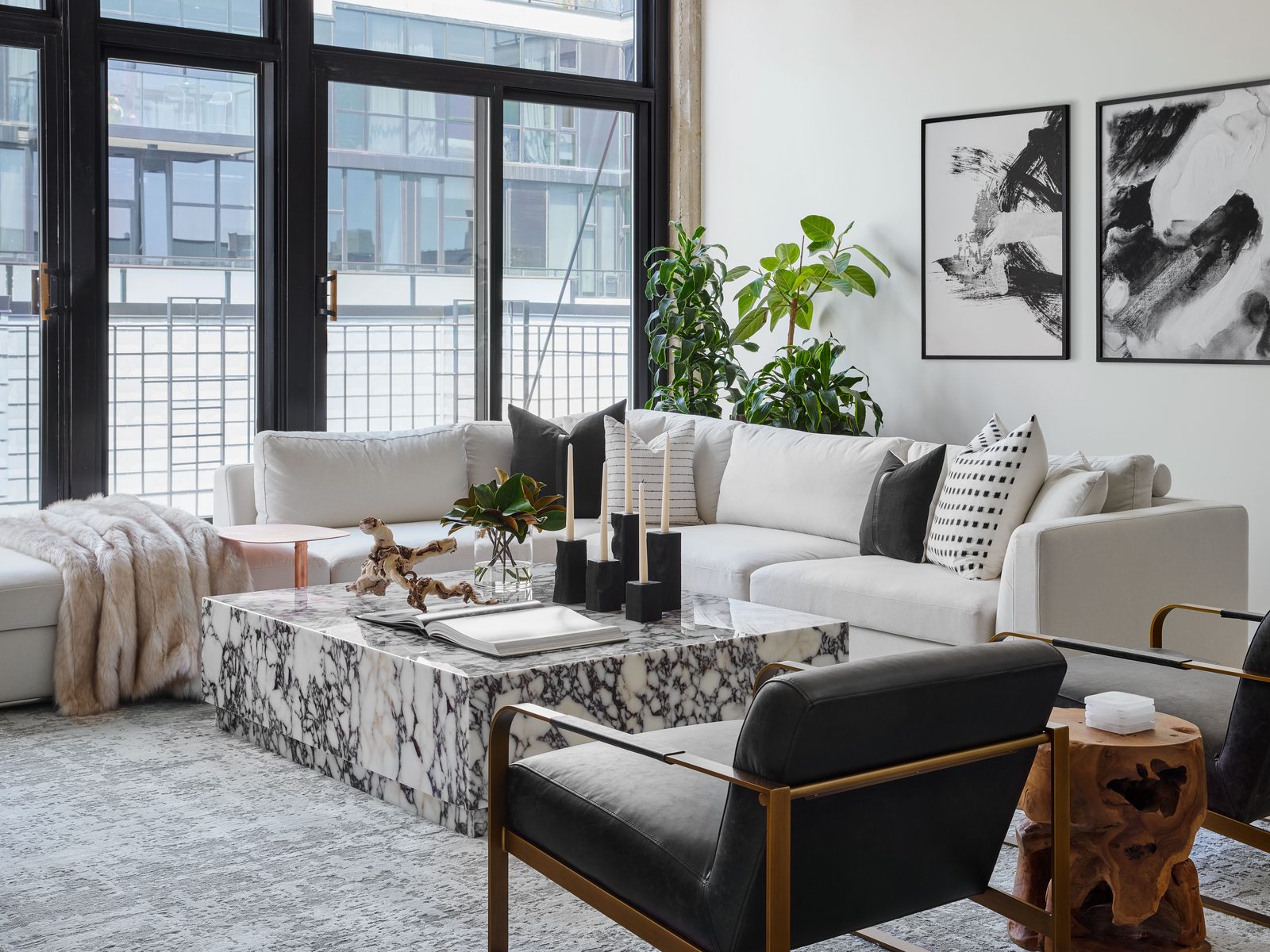 Managed apartment interior